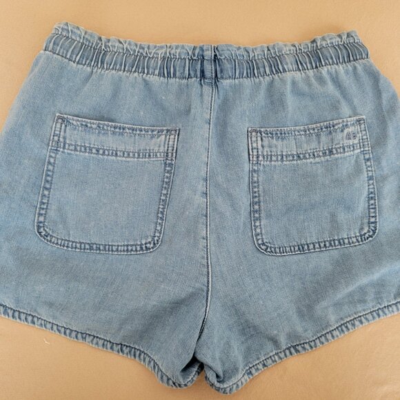 American Eagle Outfitters Light Blue Soft Denim Shorts - Size S - Picture 3 of 5